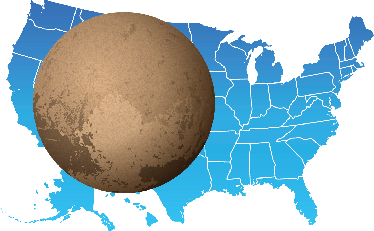 Pluto and USA